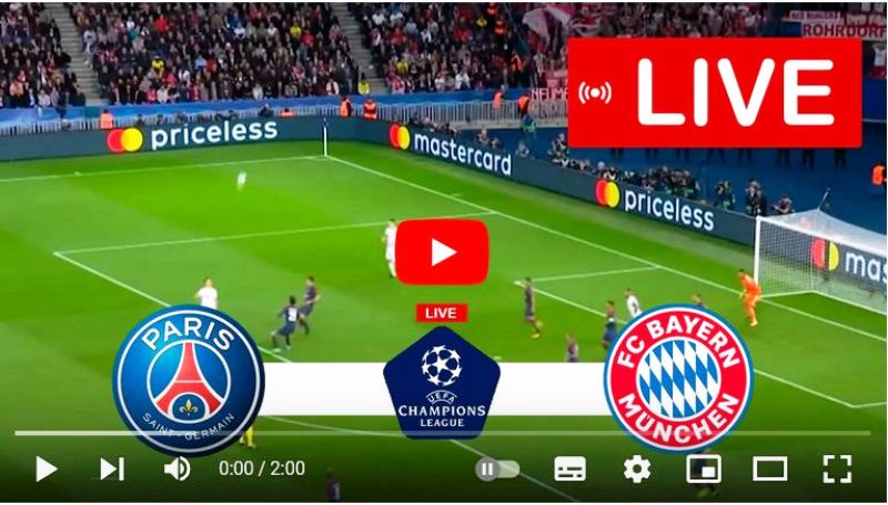 psg vs bayern munich live