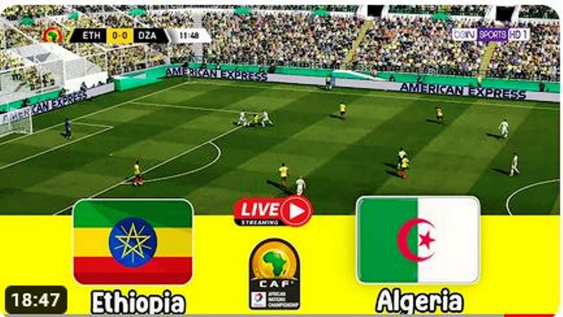 الجزائر واثيوبيا مباشر