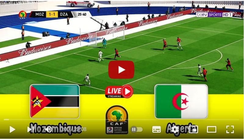 مقابلة الجزائر موزمبيق مباشر