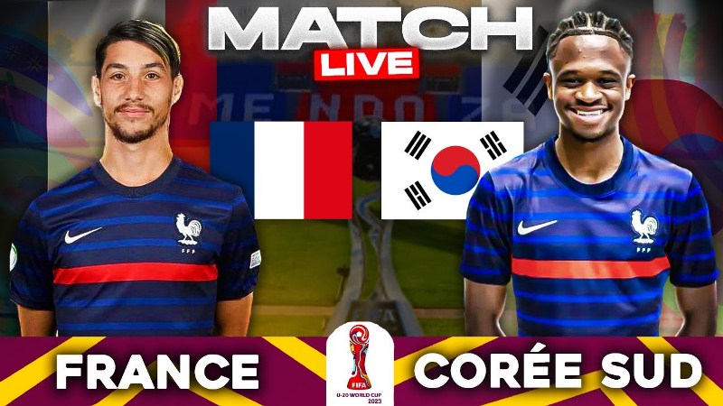 france vs coree du sud coupe du monde u20 en direct